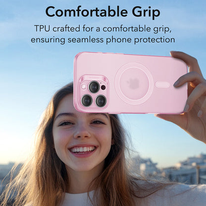 Funda MagSafe para Apple iPhone 16 Pro Max, ESR, Zero, Rosa Satinada