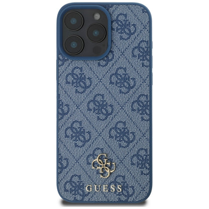 Funda MagSafe para Apple iPhone 16 Pro Max, Guess, 4G Small and Classic Logo, Azul