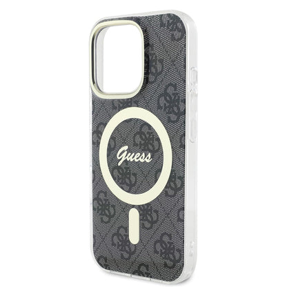 Funda MagSafe para Apple iPhone 16 Pro Max, Guess, IML 4G, Negra