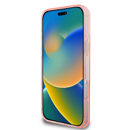 Funda MagSafe para Apple iPhone 16 Pro Max, Guess, IML Flowers Wreath, Rosa