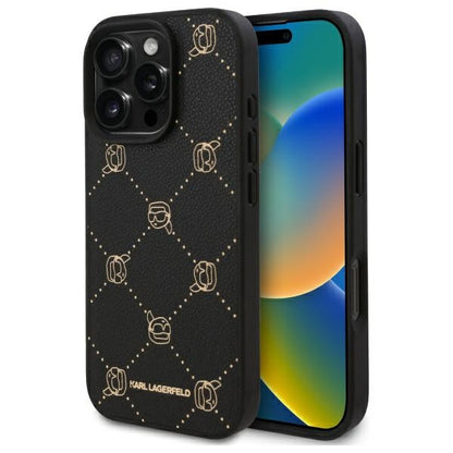 Funda MagSafe para Apple iPhone 16 Pro Max, Karl Lagerfeld, Karl's Head, Negra