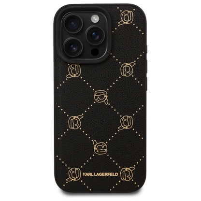 Funda MagSafe para Apple iPhone 16 Pro Max, Karl Lagerfeld, Karl's Head, Negra