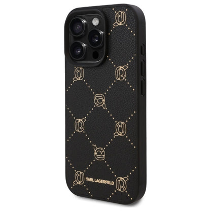 Funda MagSafe para Apple iPhone 16 Pro Max, Karl Lagerfeld, Karl's Head, Negra