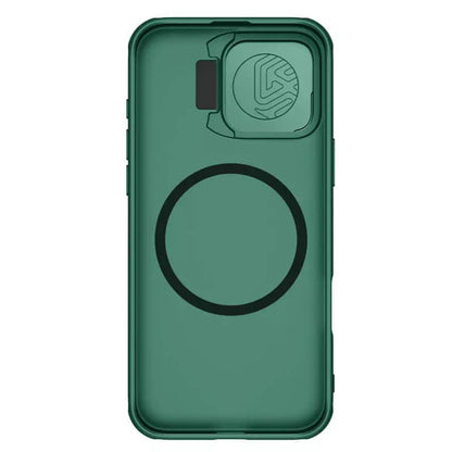 Funda MagSafe para Apple iPhone 16 Pro Max, Nillkin, CamShield Prop, Verde