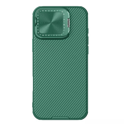 Funda MagSafe para Apple iPhone 16 Pro Max, Nillkin, CamShield Prop, Verde