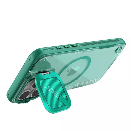 Funda MagSafe para Apple iPhone 16 Pro Max, Nillkin, Iceblade Prop (sin recorte para cámara), Verde
