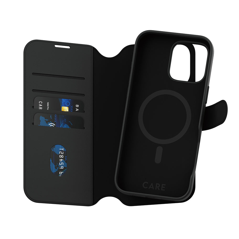 Funda MagSafe para Apple iPhone 16 Pro Max, PanzerGlass, Care Feature Tango Two-in-One, Negra