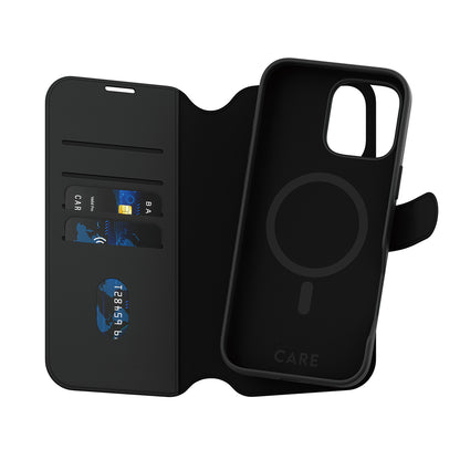 Funda MagSafe para Apple iPhone 16 Pro Max, PanzerGlass, Care Feature Tango Two-in-One, Negra