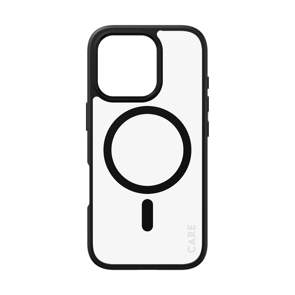 Funda MagSafe para Apple iPhone 16 Pro Max, PanzerGlass, Care Urban Combat, Negra Transparente
