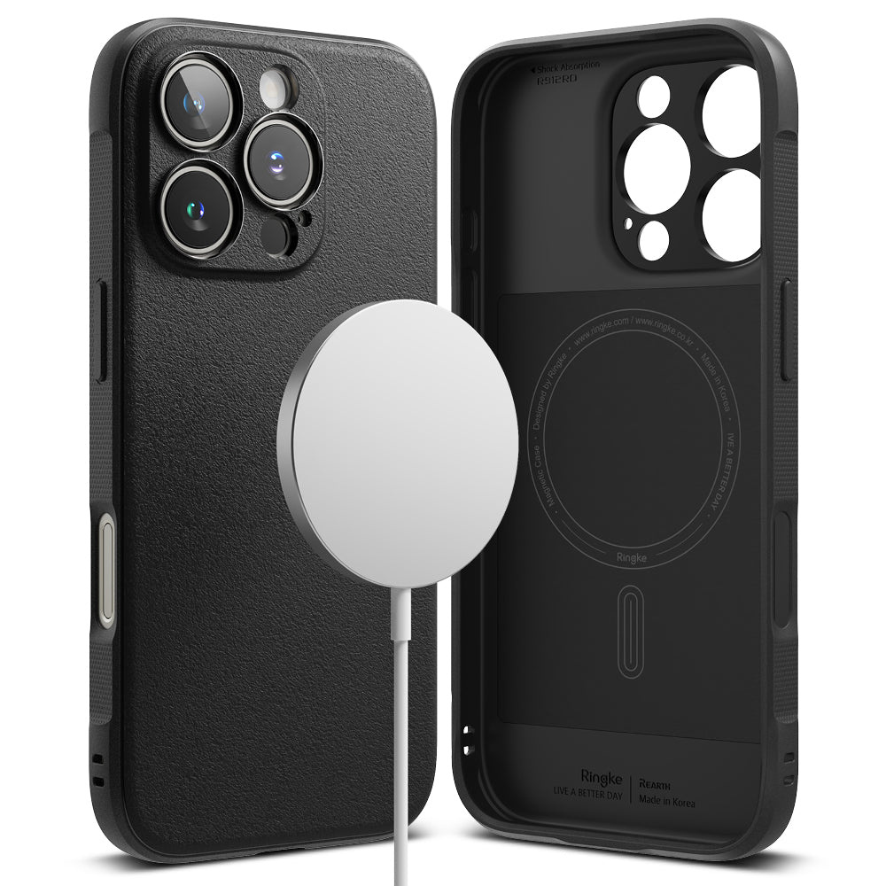 Funda MagSafe para Apple iPhone 16 Pro Max, Ringke, Onyx, Negra