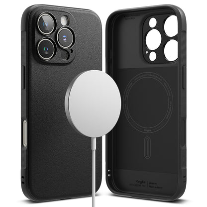 Funda MagSafe para Apple iPhone 16 Pro Max, Ringke, Onyx, Negra