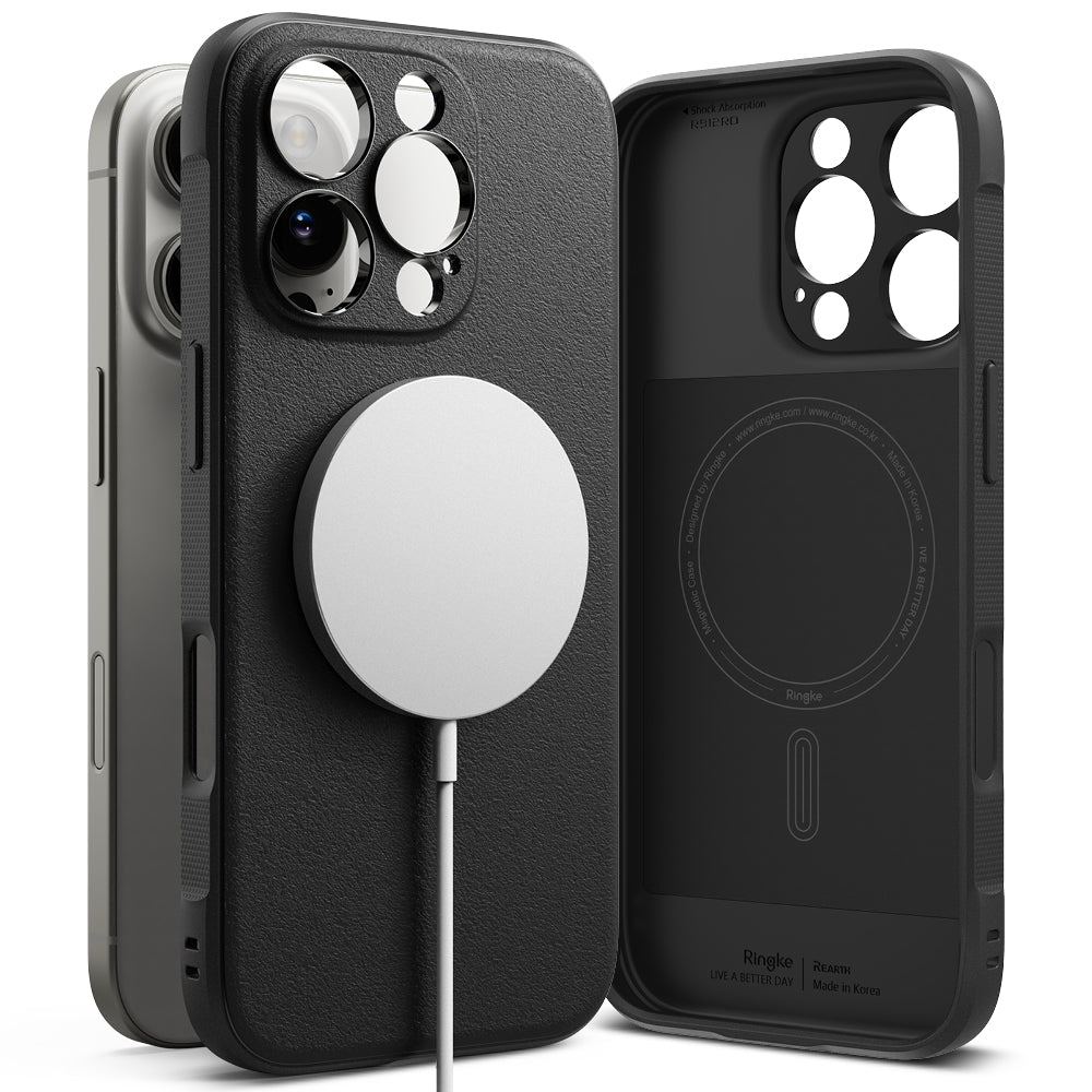 Funda MagSafe para Apple iPhone 16 Pro Max, Ringke, Onyx, Negra
