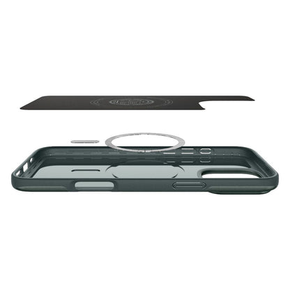 Funda MagSafe para Apple iPhone 16 Pro Max, Spigen, Thin Fit, Verde