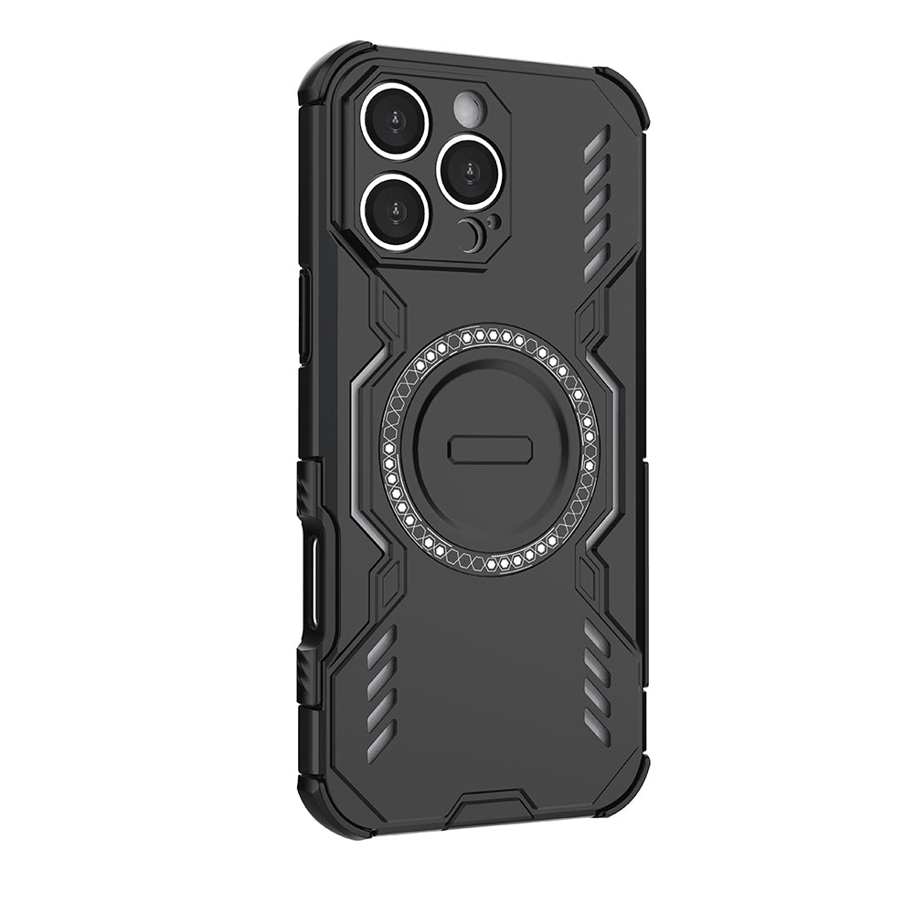 Funda MagSafe para Apple iPhone 16 Pro Max, Techsuit, ArmorMag, Negra