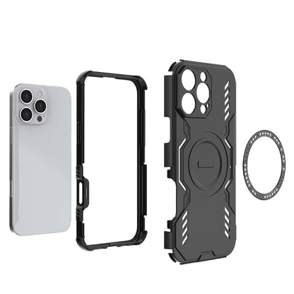 Funda MagSafe para Apple iPhone 16 Pro Max, Techsuit, ArmorMag, Negra