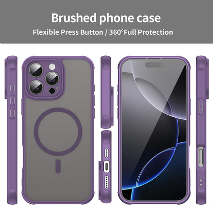 Funda MagSafe para Apple iPhone 16 Pro Max, Techsuit, HaloFrost II, Morado