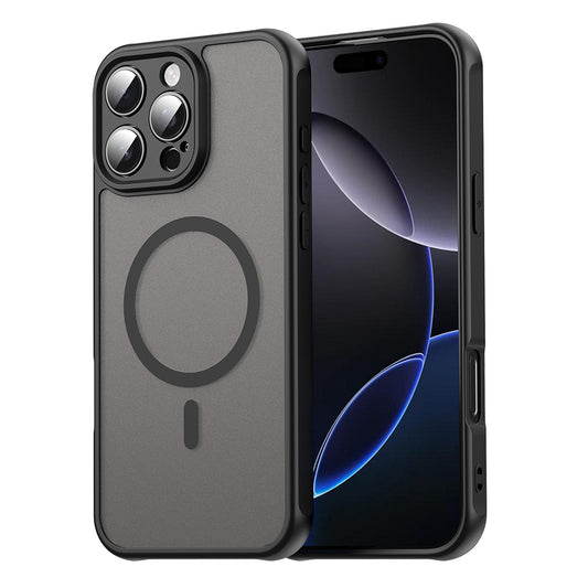 Funda MagSafe para Apple iPhone 16 Pro Max, Techsuit, HaloFrost II, Negra