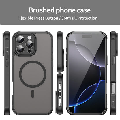Funda MagSafe para Apple iPhone 16 Pro Max, Techsuit, HaloFrost II, Negra