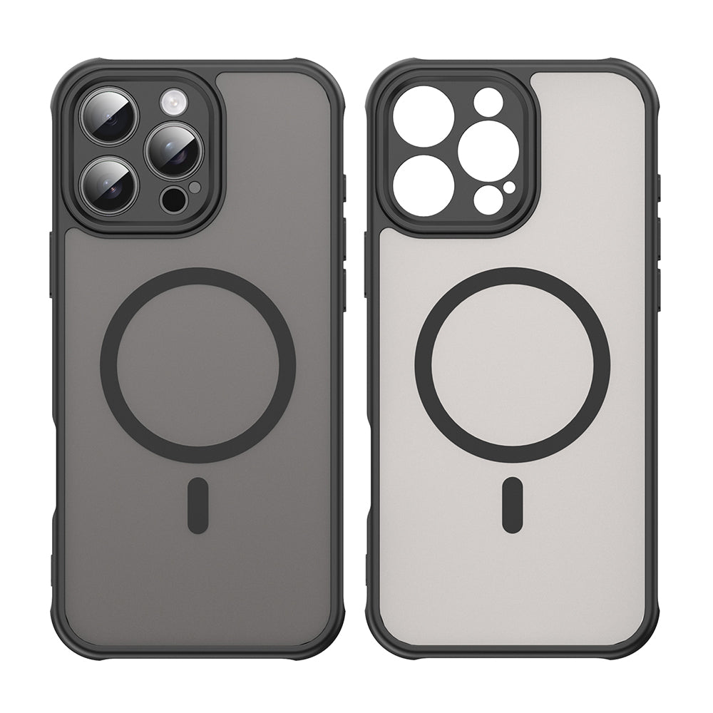 Funda MagSafe para Apple iPhone 16 Pro Max, Techsuit, HaloFrost II, Negra