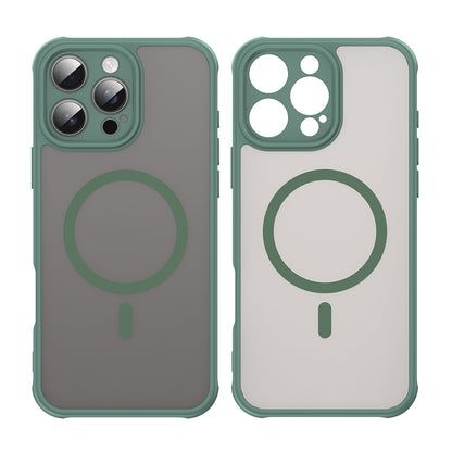 Funda MagSafe para Apple iPhone 16 Pro Max, Techsuit, HaloFrost II, Verde
