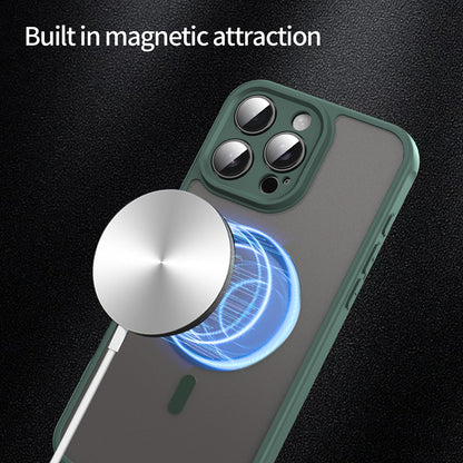 Funda MagSafe para Apple iPhone 16 Pro Max, Techsuit, HaloFrost II, Verde