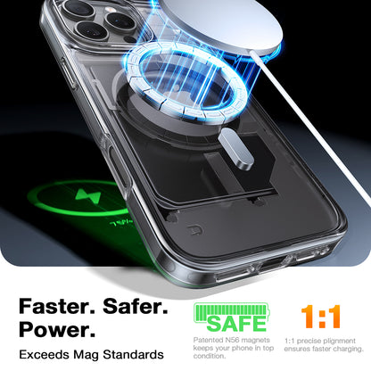 Funda MagSafe para Apple iPhone 16 Pro Max, Torras, Diamond, Transparente