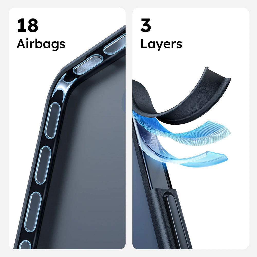 Funda MagSafe para Apple iPhone 16 Pro Max, Torras, Guardian, Negra