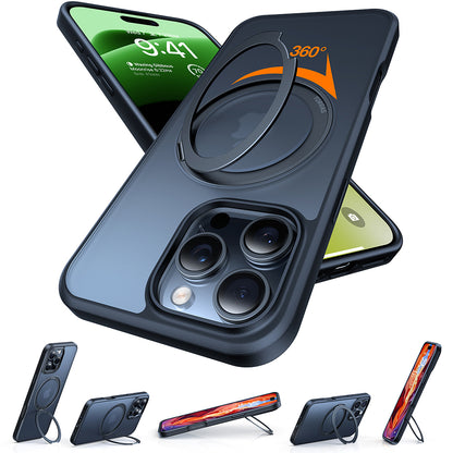 Funda MagSafe para Apple iPhone 16 Pro Max, Torras, Ostand Pro, Negra