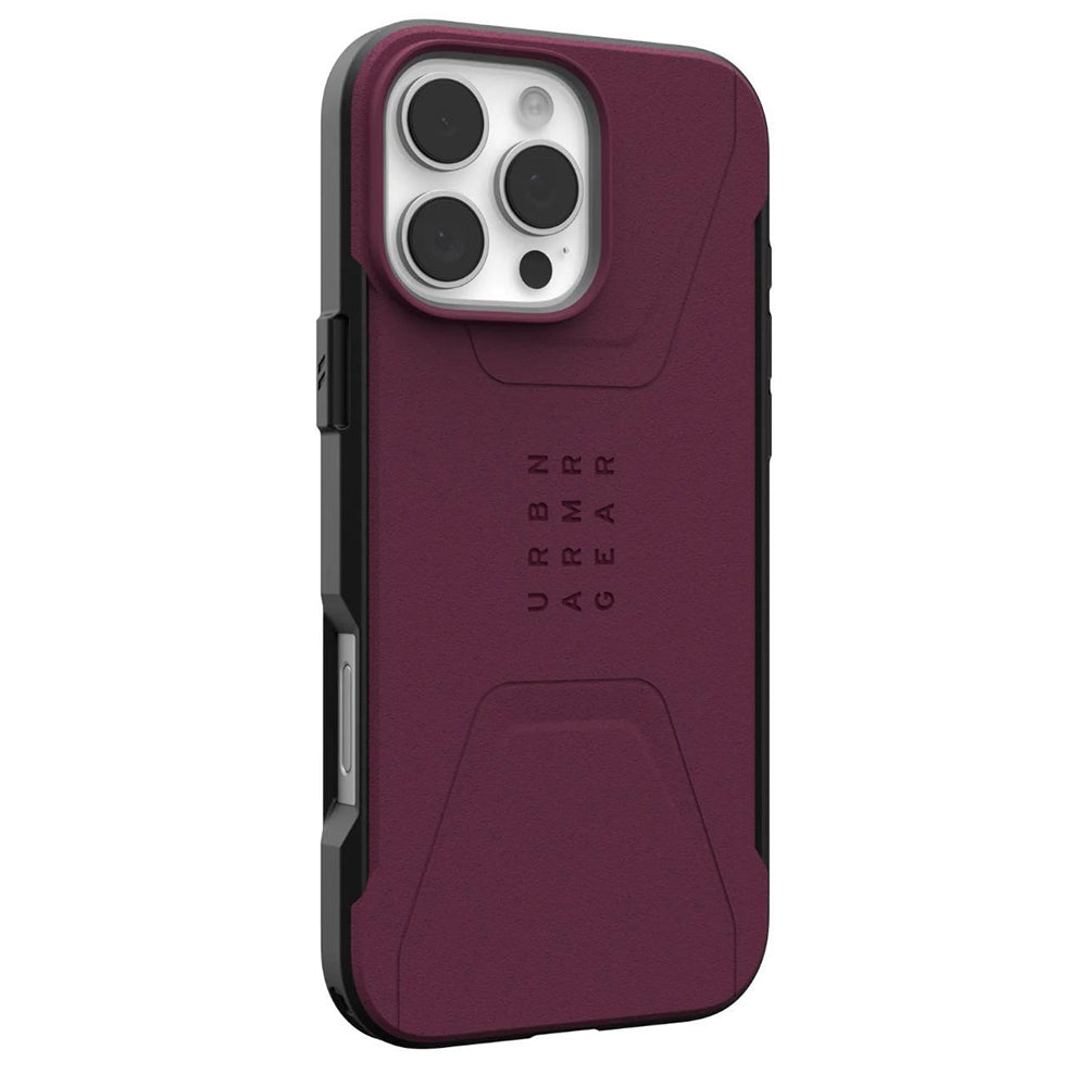 Funda MagSafe para Apple iPhone 16 Pro Max, Urban Armor Gear, Civilian, Granate
