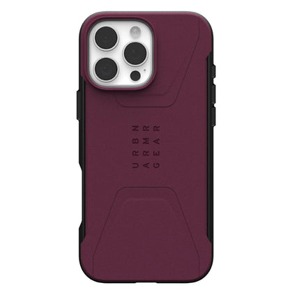 Funda MagSafe para Apple iPhone 16 Pro Max, Urban Armor Gear, Civilian, Granate