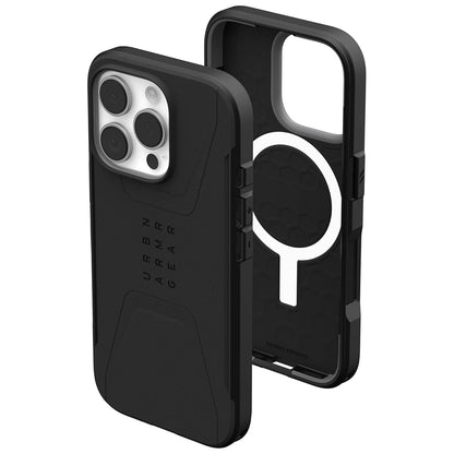 Funda MagSafe para Apple iPhone 16 Pro Max, Urban Armor Gear, Essential Armor, Negra