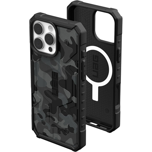Funda MagSafe para Apple iPhone 16 Pro Max, Urban Armor Gear, Pathfinder SE Midnight Camo, Camuflaje