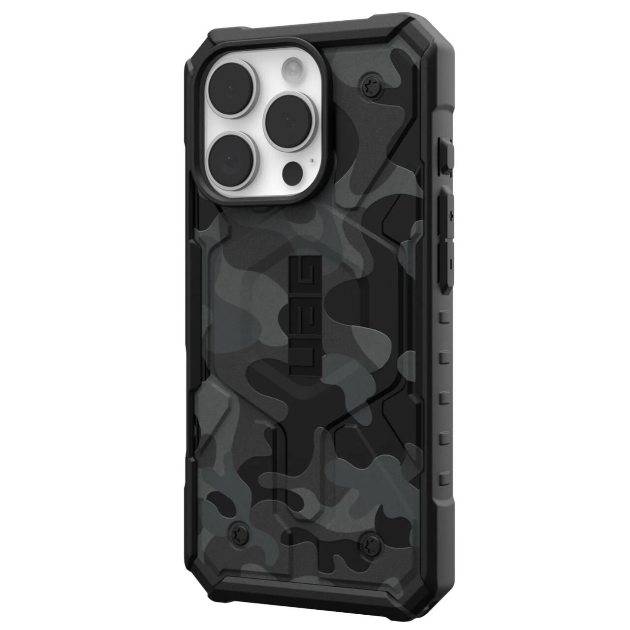 Funda MagSafe para Apple iPhone 16 Pro Max, Urban Armor Gear, Pathfinder SE Midnight Camo, Camuflaje