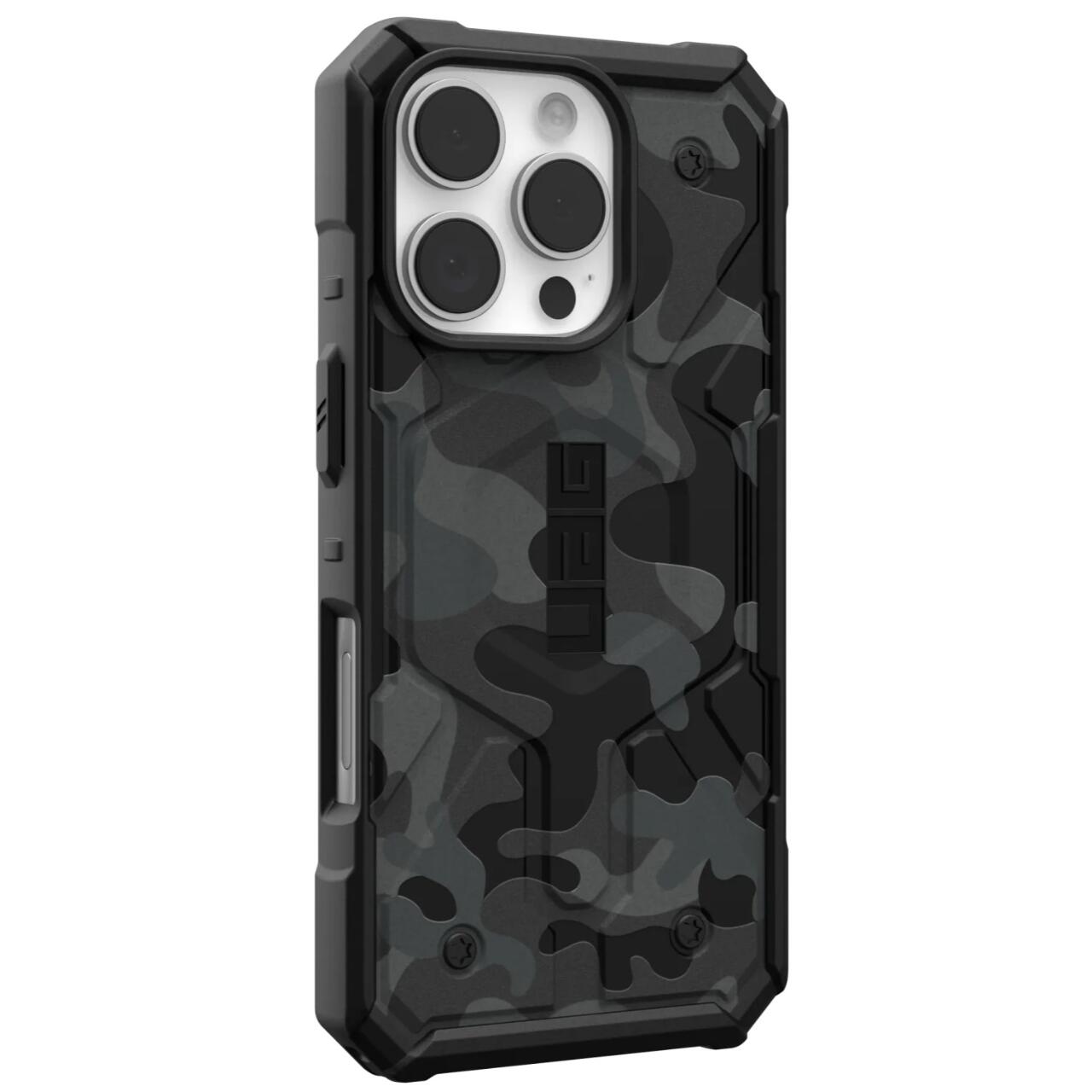 Funda MagSafe para Apple iPhone 16 Pro Max, Urban Armor Gear, Pathfinder SE Midnight Camo, Camuflaje