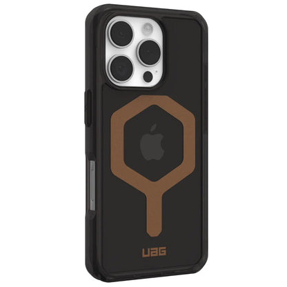 Funda MagSafe para Apple iPhone 16 Pro Max, Urban Armor Gear, Plyo, Marrón