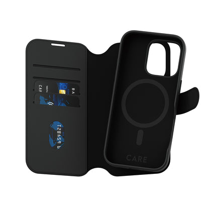 Funda MagSafe para Apple iPhone 16 Pro, PanzerGlass, Care Feature Tango Two-in-One, Negra