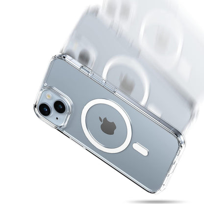 Funda MagSafe para Apple iPhone 16 Pro, PanzerGlass, HardCase, Transparente Blanca