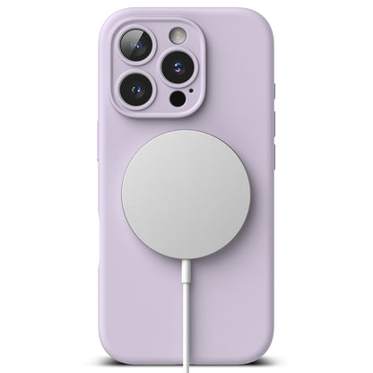 Funda MagSafe para Apple iPhone 16 Pro, Ringke, Silicona, Morado