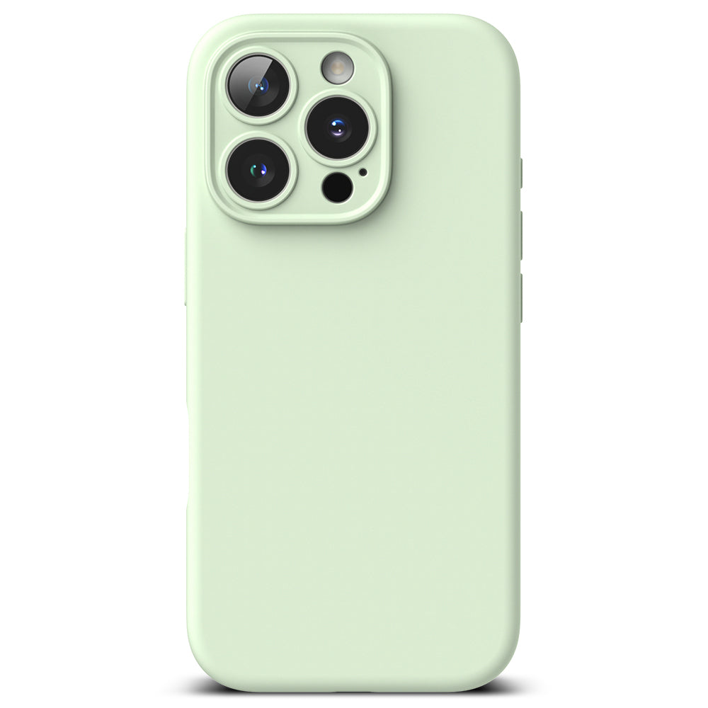Funda MagSafe para Apple iPhone 16 Pro, Ringke, Silicona, Verde Claro