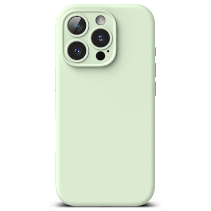 Funda MagSafe para Apple iPhone 16 Pro, Ringke, Silicona, Verde Claro
