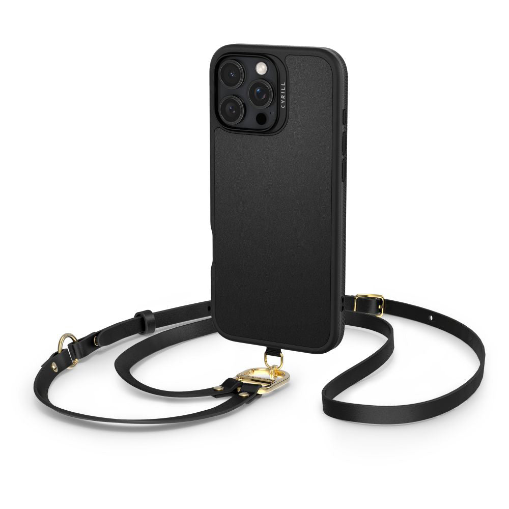 Funda MagSafe para Apple iPhone 16 Pro, Spigen, Cyrill Kajuk Classic Charm, Negra