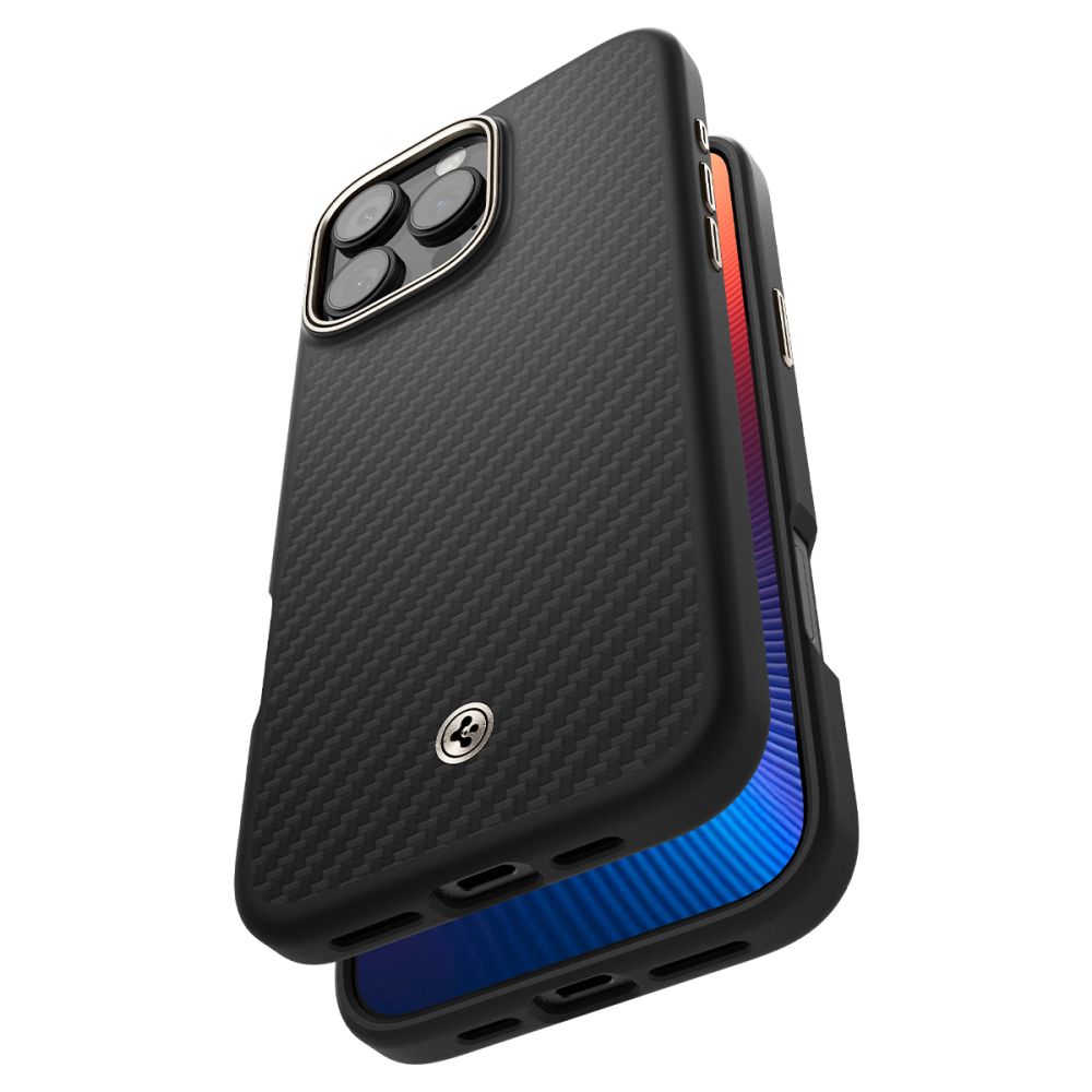Funda MagSafe para Apple iPhone 16 Pro, Spigen, Enzo Aramid, Negra