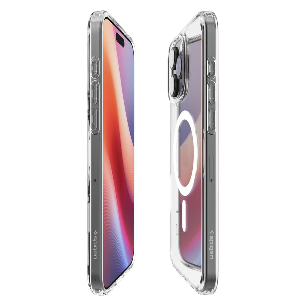 Funda MagSafe para Apple iPhone 16 Pro, Spigen, Ultra Hybrid, Blanca ACS08129