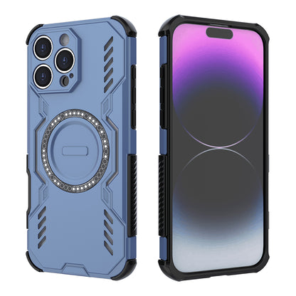 Funda MagSafe para Apple iPhone 16 Pro, Techsuit, ArmorMag, Azul