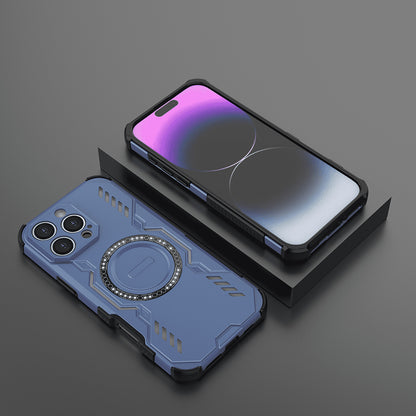 Funda MagSafe para Apple iPhone 16 Pro, Techsuit, ArmorMag, Azul
