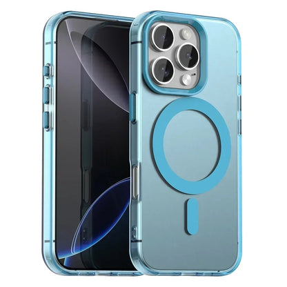 Funda MagSafe para Apple iPhone 16 Pro, Techsuit, CandyCase, Azul