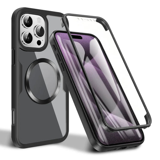 Funda MagSafe para Apple iPhone 16 Pro, Techsuit, ColorVerse 360, Negra