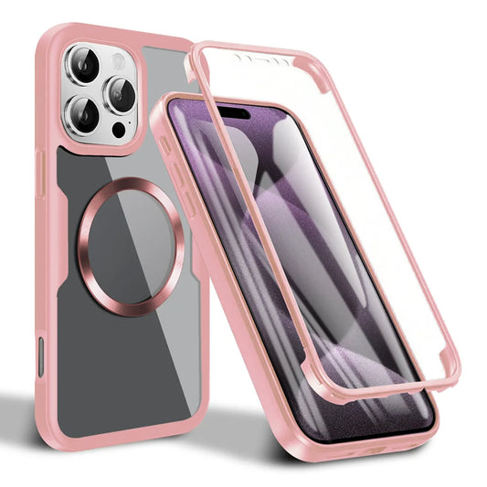Funda MagSafe para Apple iPhone 16 Pro, Techsuit, ColorVerse 360, Rosa