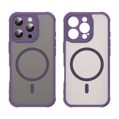 Funda MagSafe para Apple iPhone 16 Pro, Techsuit, HaloFrost II, Morado