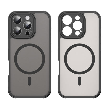 Funda MagSafe para Apple iPhone 16 Pro, Techsuit, HaloFrost II, Negra
